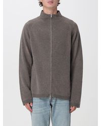 Our Legacy - Wool High Neck Cardigan With Front Zip Closure - Lyst