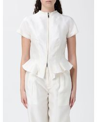 STAUD - Wool And Silk Jacket - Lyst