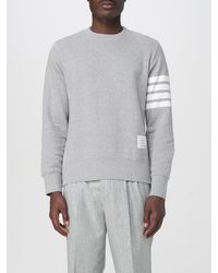 Thom Browne - Cotton Crewneck Sweatshirt - Lyst