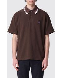 Needles - Relaxed-Fit Cotton Polo Shirt With Logo Patch - Lyst