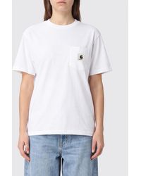 Carhartt - Cotton Pocket T-Shirt With Dropped Shoulders - Lyst