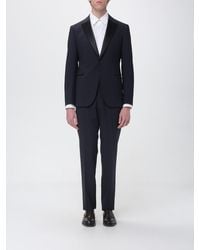 Emporio Armani - Stretch Virgin Wool Tuxedo - Lyst