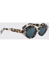 Cutler and Gross - Cutler &Amp Gross Diamond-Shaped Tortoiseshell Acetate Sunglasses - Lyst