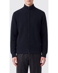 Kangra - Rollkragen-Strickjacke Aus Reiner Wolle Mit Langen Ärmeln Und Reißverschluss - Lyst