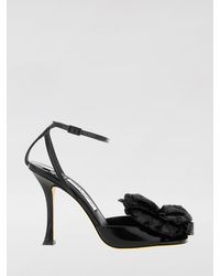 Jimmy Choo - Mimmi Naplak Sandals With Applied Flower - Lyst