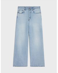 Celine - Max Wide Leg Denim Jeans - Lyst