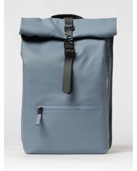Rains - Rolltop Rucksack Waterproof Polyester Backpack With Hook Closure - Lyst