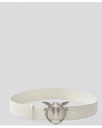 Pinko - Love Birds Leather Belt - Lyst