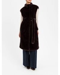 Twinset - Abrigo De Piel Mujer - Lyst