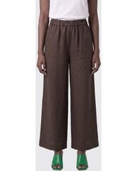 Max Mara - Linen Crop Trousers - Lyst