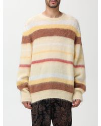 Etro - Sweater In Mohair Wool Blend With Striped Pattern - Lyst