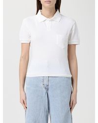 Victoria Beckham - Cotton Polo Shirt - Lyst