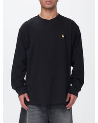 Carhartt - Embroidered Logo Long-Sleeve Cotton T-Shirt - Lyst