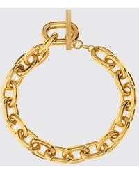 Rabanne - Xl Link-Tone Metal Choker Necklace - Lyst