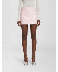 Courreges - Courr&Egrave	Ges Patent Leather Mini Skirt - Lyst
