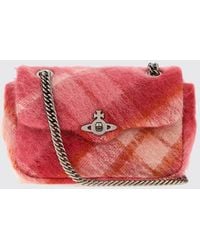 Vivienne Westwood - Anita Check Wool And Mohair Mini Shoulder Bag - Lyst