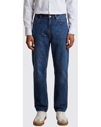 La Martina - Regular Fit Straight Leg Cotton Denim Jeans - Lyst