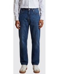 La Martina - Regular Fit Straight Leg Cotton Denim Jeans - Lyst