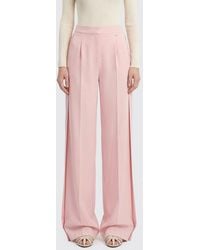 Nissa - Crepe Palazzo Trousers - Lyst