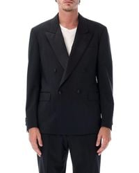 Lardini - Double-Breasted Virgin Wool Suit For Formal Occasions - Lyst