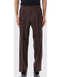 sunflower - Straight-Leg Wool-Blend Tailored Trousers With Pleats - Lyst