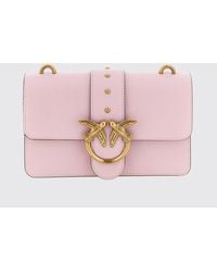 Pinko - Love One Mini Leather Bag - Lyst