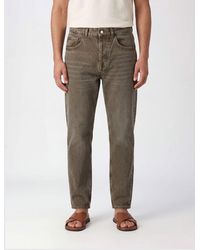 AMISH - Mid-Rise Straight-Leg Stretch-Denim Jeans With A Five-Pocket Design - Lyst