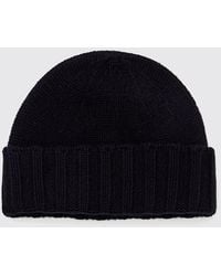 Drumohr - 100% Cashmere Beanie Hat With Cuffed Hem - Lyst