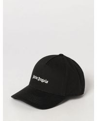 Palm Angels - Cotton Baseball Cap With Contrasting Embroidered Logo - Lyst