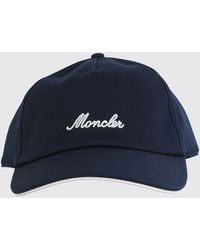 Moncler - Cotton Baseball Cap With Logo - Lyst