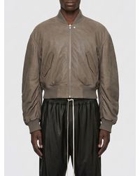 Rick Owens - Leather Bomber Jacket - Lyst