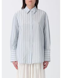 Tela - Striped Cotton Blend Shirt - Lyst