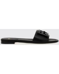 Fendi - Baguette Leather Slides - Lyst