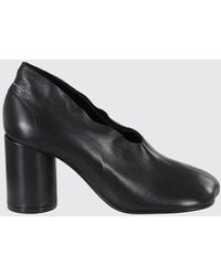 MM6 by Maison Margiela - Anatomic Court Leather Pumps With Cylindrical Heel - Lyst