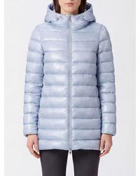 Herno - Long Quilted Nylon Hooded Puffer Coat With Down Padding - Lyst