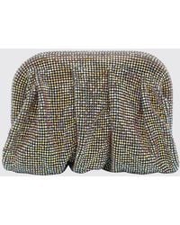Benedetta Bruzziches - Venus Draped Crystal Mesh Mini Bag With Strap - Lyst