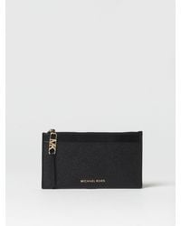 Michael Kors - Michael Empire Credit Card Holder In Leather - Lyst