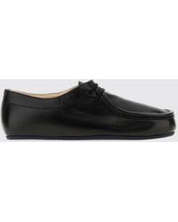 Jil Sander - Shearling-Lined Smooth Leather Derby Shoes With Rubber Sole - Lyst
