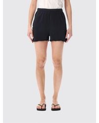 American Vintage - High-Waisted Stretch Cotton Jogging Shorts - Lyst