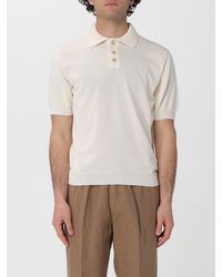 Zanone - Cotton Knit Polo Shirt - Lyst