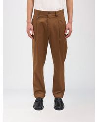 Paolo Pecora - Cotton Blend Trousers - Lyst