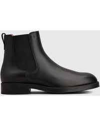 Tod's - T Timeless Smooth Calfskin Chelsea Boots With Round Toe - Lyst