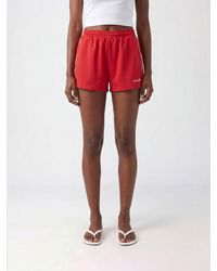 Sporty & Rich - Sporty &Amp Rich Logo Jogging Shorts - Lyst