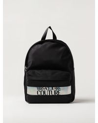 Versace Jeans Couture - Backpack In Nylon With Logo - Lyst