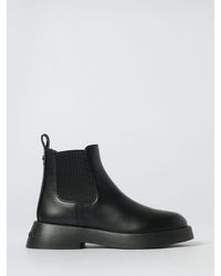 ARMANI EXCHANGE - Flat Ankle Boots - Lyst