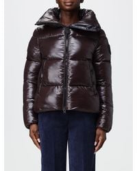 Save The Duck - Short Polyester Puffer Jacket With High Neck And Thermoplume Padding - Lyst