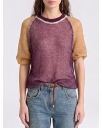 Momoní - Momon&Igrave Color-Block Mohair Wool Pullover - Lyst