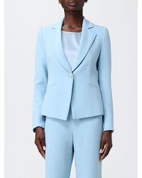 Emporio Armani - Single Breasted Viscose Blend Blazer - Lyst