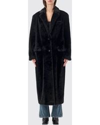 Stand Studio - Cappotto Lungo Monopetto - Lyst