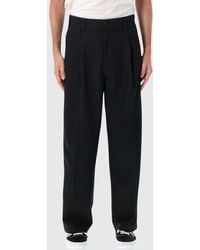 Obey - Dean Wide-Leg Rayon-Blend Trousers With Pleats - Lyst